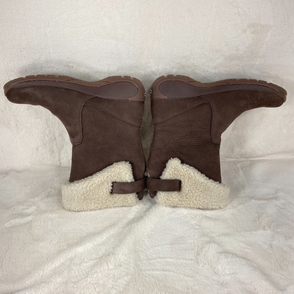 NEW Merrell Womens Encore Q2 Leather Espresso Mid-Calf Winter Snow Boots J94904 - Picture 10 of 12